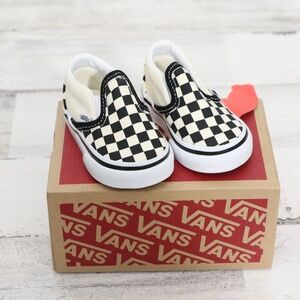 Vans Classic Slip On Checkerboard BABY 2 NEW